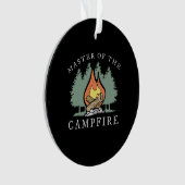 Funny Camping Gift Ornament (Vorderseite)