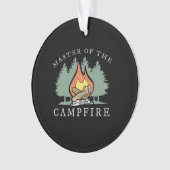 Funny Camping Gift Ornament (Vorderseite)