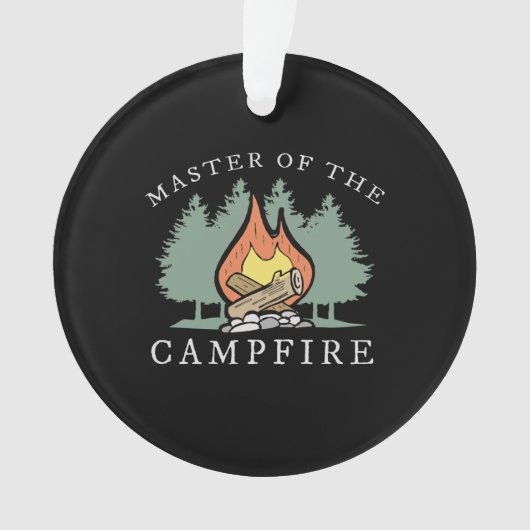 Funny Camping Gift Ornament (Vorderseite)