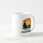 Funny Camping - ich schlafe umher Kaffeetasse (VorderseiteRechts)
