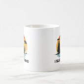 Funny Camping - ich schlafe umher Kaffeetasse (Mittel)