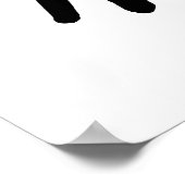 Funny Camping ist mein Therapiewort Kunst Poster (Ecke)