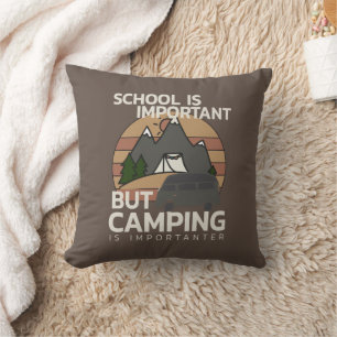 Funny Camping ist wichtig Weihnachten Kissen