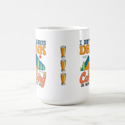Funny Camping Kaffeetasse (Mittel)