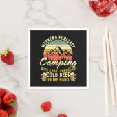 Funny Camping liebt Wortkunst Serviette (Beispiel)