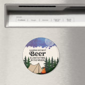 Funny Camping Magnet (In Situ (Geschirrspüler))