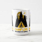 Funny Camping Monster - Camp Life Adventure Kaffeetasse (Mittel)