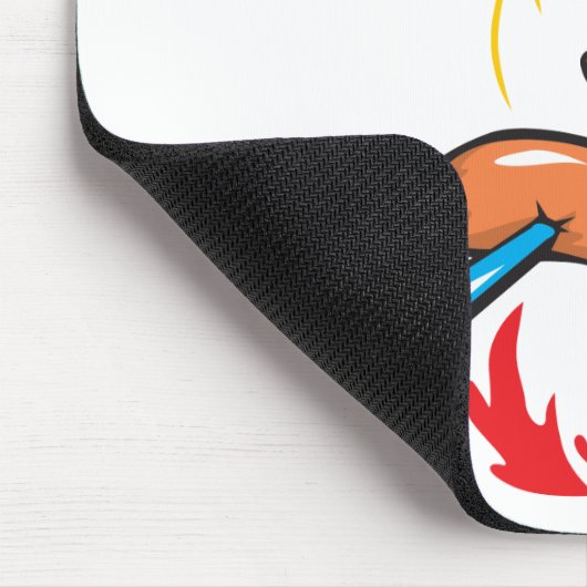 Funny Camping Mousepad (Ecke)