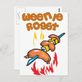 Funny Camping Postkarte (Vorne/Hinten)