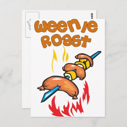 Funny Camping Postkarte (Vorne/Hinten)