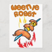 Funny Camping Postkarte (Vorderseite)