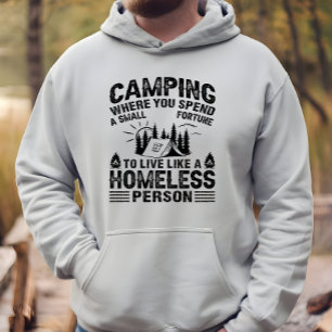 Funny Camping Redewendungen Hoodie