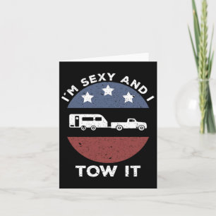 Funny Camping Rv Im Y und ich zog es Karte