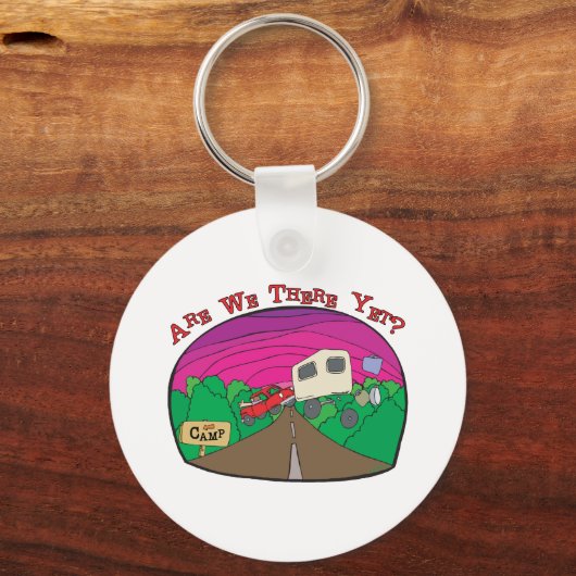Funny Camping Schlüsselanhänger (Vorderseite)