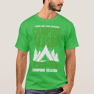 Funny Camping Season Scout Camper Geschenk T-Shirt