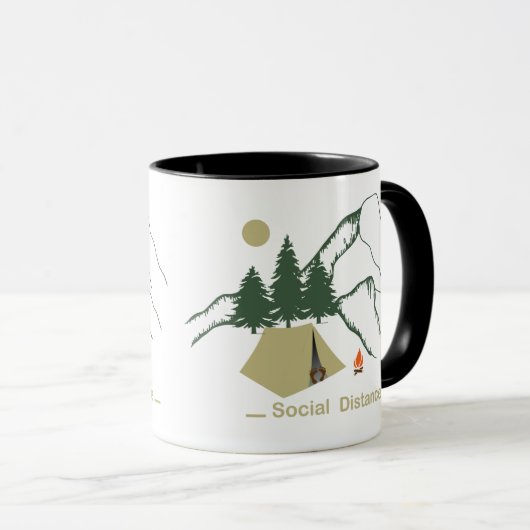 Funny Camping Tasse (VorderseiteRechts)