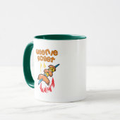 Funny Camping Tasse (Vorderseite Links)