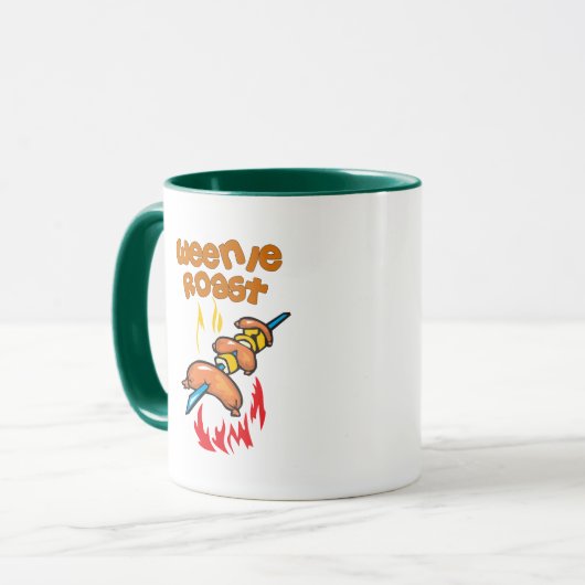 Funny Camping Tasse (Vorderseite Links)
