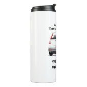 Funny Camping Themed Thermal Drink Tumbler" Thermosbecher (Nach links gedreht)