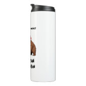 Funny Camping Themed Thermal Drink Tumbler" Thermosbecher (Nach rechts gedreht)