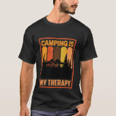 Funny Camping Therapiewort Kunst T-Shirt (Vorderseite)