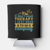 Funny Camping Wanderangebot Ich brauche keine Ther Dosenkühler (Rückseite)