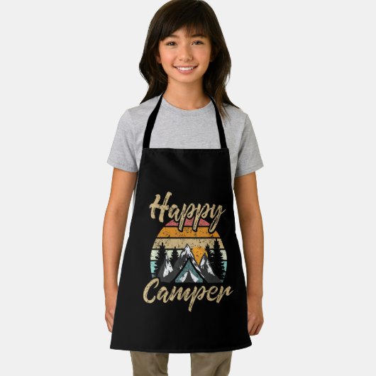 Funny Camping Wandern Lover Moderner Glücksbringer Schürze (Insitu)