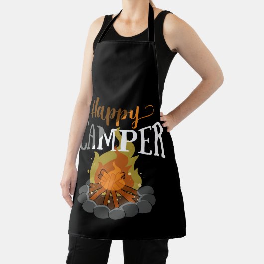 Funny Camping Wandern Lover Moderner Glücksbringer Schürze (InSitu)