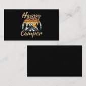 Funny Camping Wandern Lover Moderner Glücksbringer Visitenkarte (Vorne/Hinten)