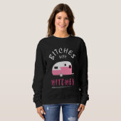 Funny Camping Woman Kleidung Hitze für Cam Sweatshirt (Vorne ganz)