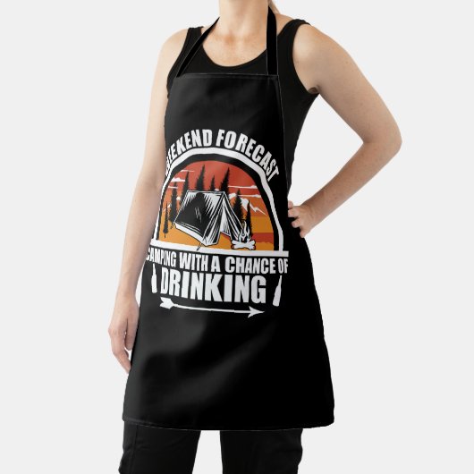 Funny Camping Zitat Schürze (InSitu)