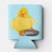 Funny Can Cooler mit gelber Ente - individuell ein Dosenkühler (Rückseite)