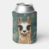Funny Can Cooler neugierig gespielter Llama Dosenkühler (Kanne Rückseite)