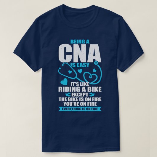 Funny CAN Work Certified Nursing Assistant Gift T-Shirt (Design vorne)