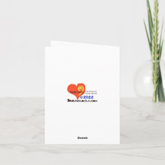 Funny Canada Day Moose Card Karte (Rückseite)