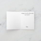 Funny Canada Day Moose Card Karte (Innenseite)