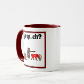 Funny Canada Elch und Biber mit Ahornsirup Tasse (Vorderseite Links)