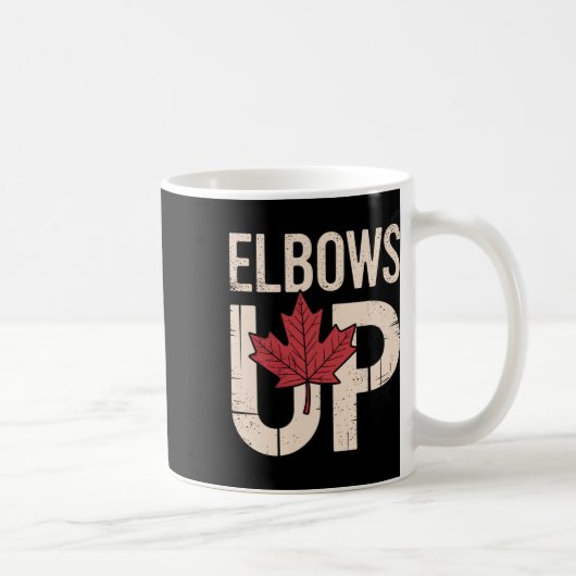 Funny Canada Meme Elbows Up (1)  Kaffeetasse (Rechts)