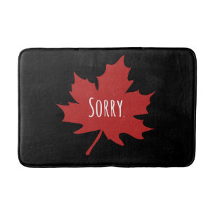 Funny Canadian Badematte