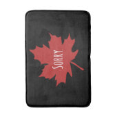Funny Canadian Badematte (Vorderseite Vertikal)