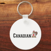 Funny Canadian Beaver Schlüsselanhänger (Vorderseite)