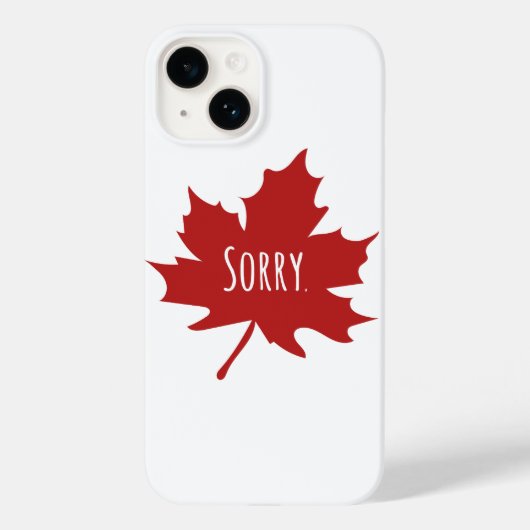 Funny Canadian Case-Mate iPhone Hülle (Rückseite)