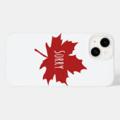 Funny Canadian Case-Mate iPhone Hülle (Rückseite (Horizontal))