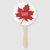 Funny Canadian Fächer (Rückseite)