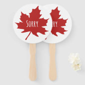 Funny Canadian Fächer (Vorne und Hinten)