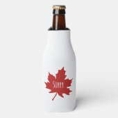Funny Canadian Flaschenkühler (Flaschenvorderseite)