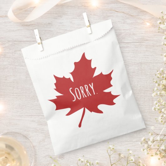 Funny Canadian Geschenktütchen (Ausgeschnitten)