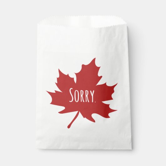 Funny Canadian Geschenktütchen (Vorderseite)