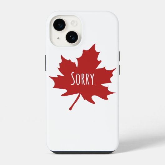 Funny Canadian iPhone Hülle (Rückseite)