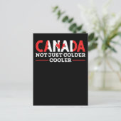 Funny Canadian Joke Maple Leaf Cool Kanada Postkarte (Stehend Vorderseite)